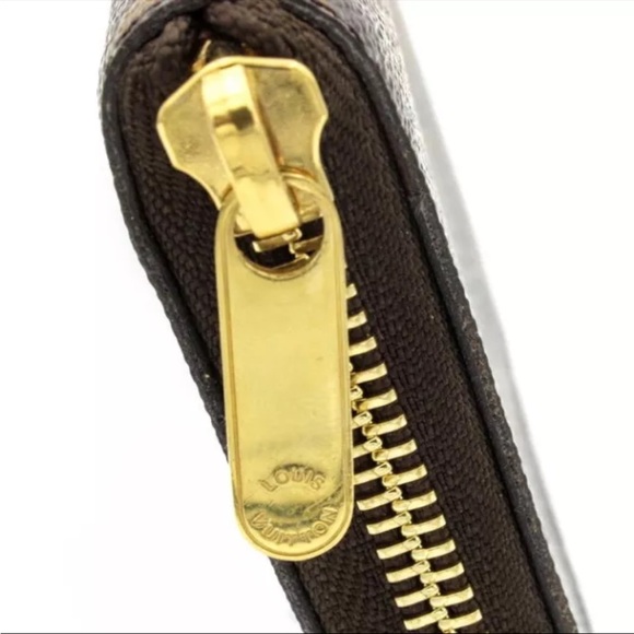 Louise Vuitton Monogram Zippy Compact Coated Canvas Brown Wallet - EUC - Picture 3 of 11